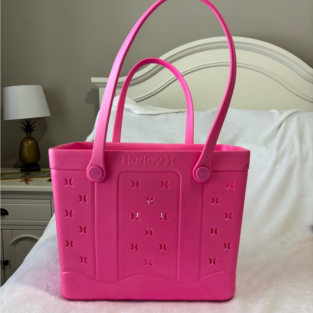 Hurley Vibrant Pink Women's Tote - Picture 2 of 10